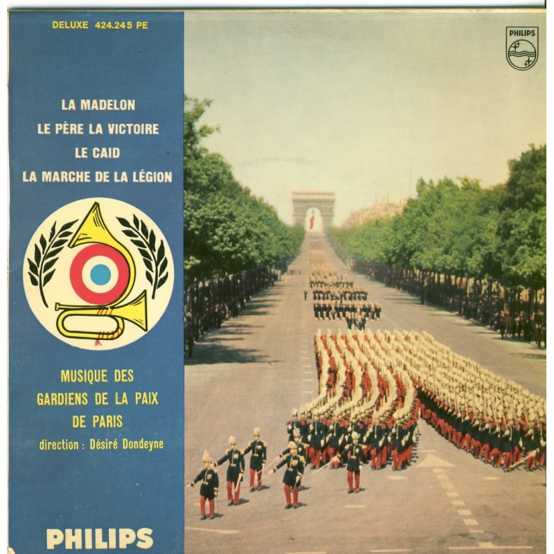 DISQUE 45 TOURS MUSIQUE DES GARDIENS DE LA PAIX DE  PARIS - 5ème SERIE﻿