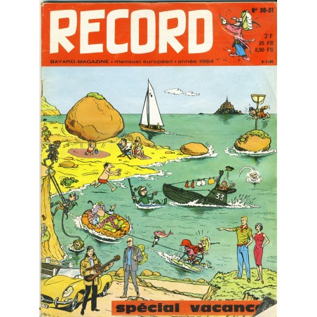 RECORD N° 30-31 - JUIN-JUILET 1964 - SPECIAL VACANCES - BAYARD MAGAZINE