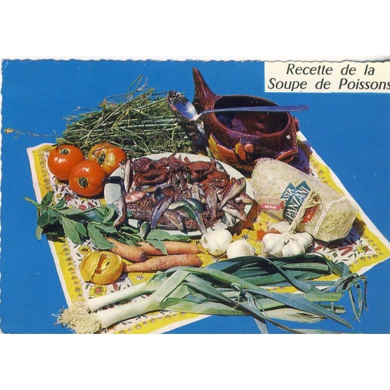 RECETTE EMILIE BERNARD -  LA SOUPE DE POISSONS