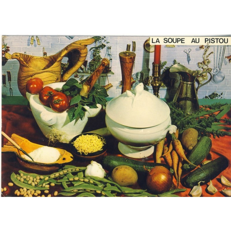 RECETTE GEORGETTE SIMON N° 624 - LA SOUPE AU PISTOU