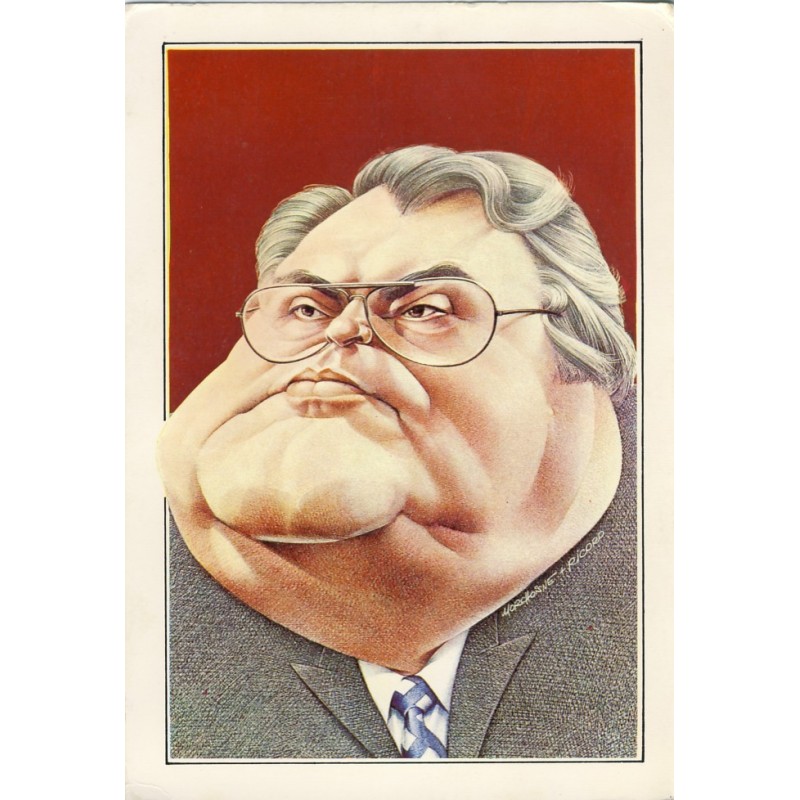 CARTE POSTALE PIERRE MAUROY - CARICATURE