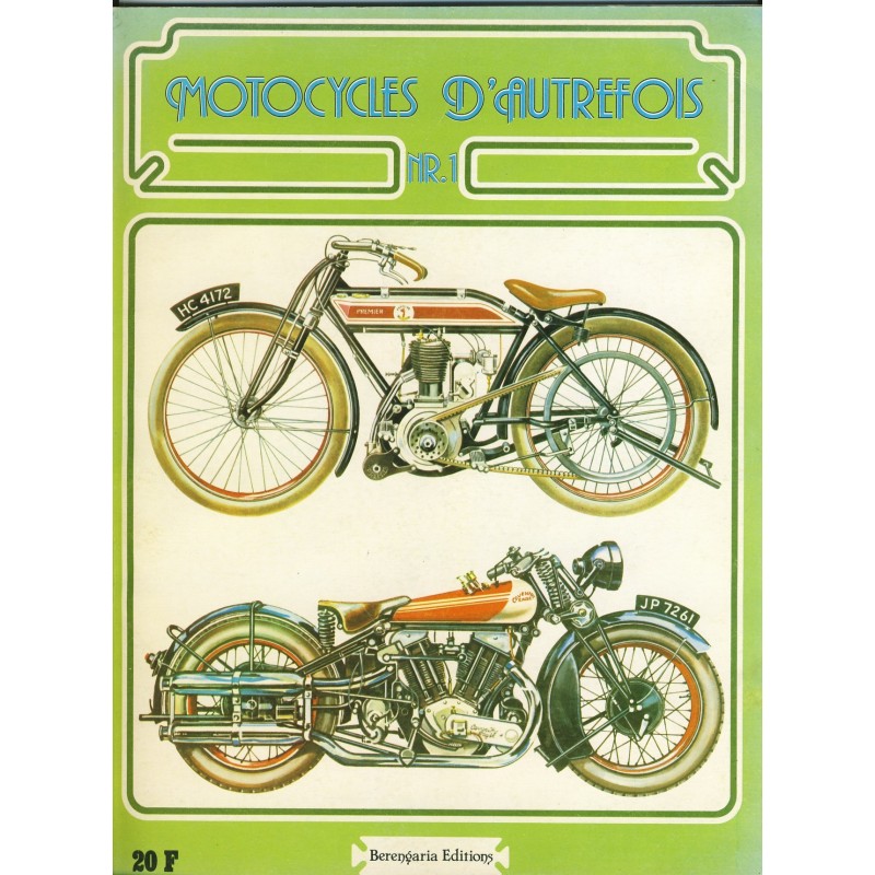 LIVRE - MOTOCYCLES D'AUTREFOIS N°1