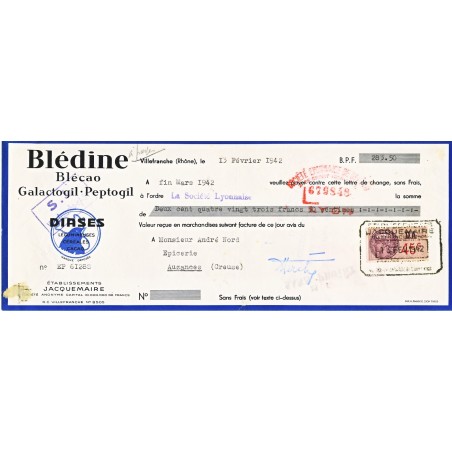 FACTURE BLEDINE - VILLEFRANCHE (69)