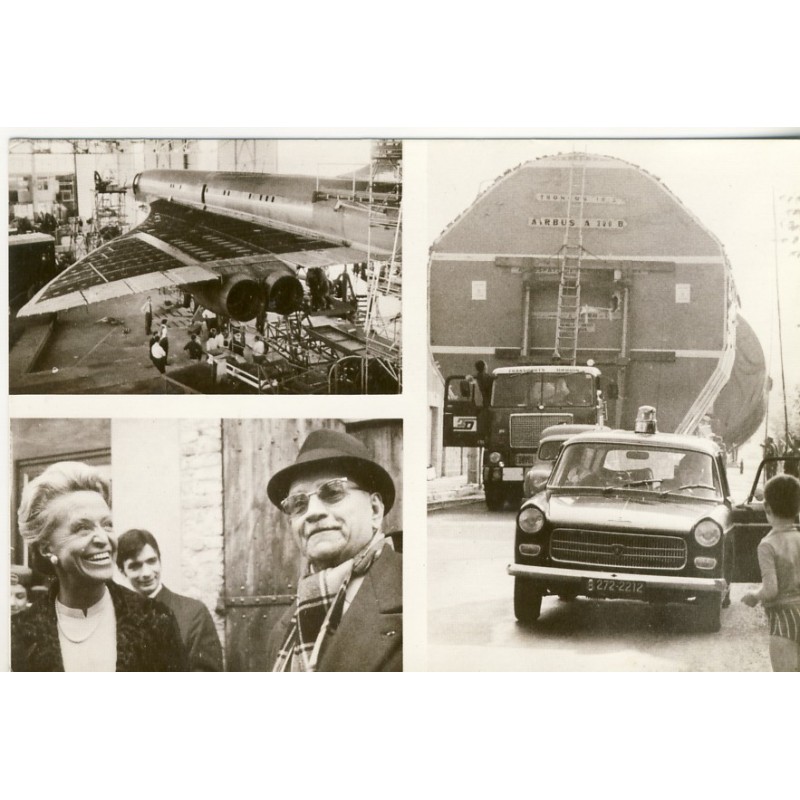 CARTE POSTALE IMAGES DE TOULOUSE - D. DAURAT - J. AURIOL - CONCORDE