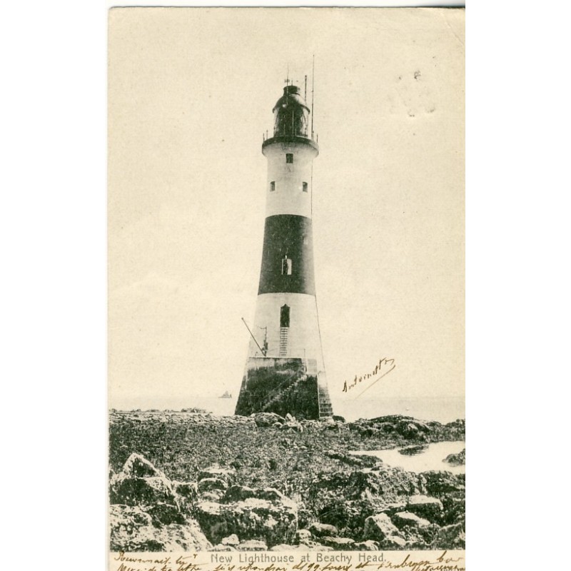 CARTE POSTALE PHARE D'EASTBOURNE - GRANDE BRETAGNE