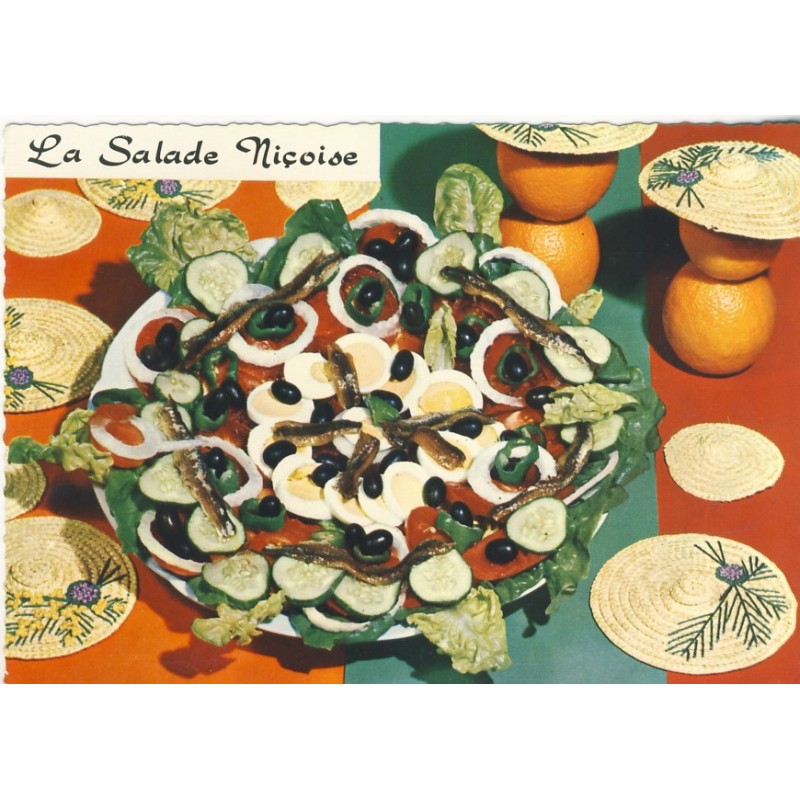 RECETTE DE CUISINE EMILIE BERNARD N° 36 -  LA SALADE NICOISE