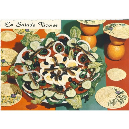 RECETTE DE CUISINE EMILIE BERNARD N° 36 -  LA SALADE NICOISE