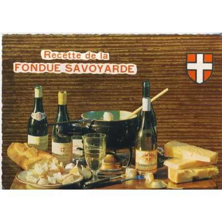 RECETTE DE CUISINE EMILIE BERNARD N° 8 -  FONDUE SAVOYARDE