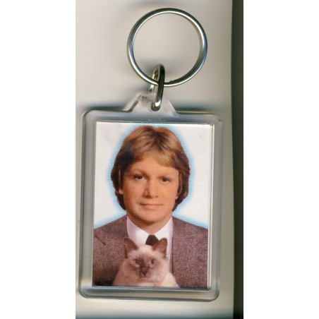 PORTE CLES CLAUDE FRANCOIS DOUBLE FACE