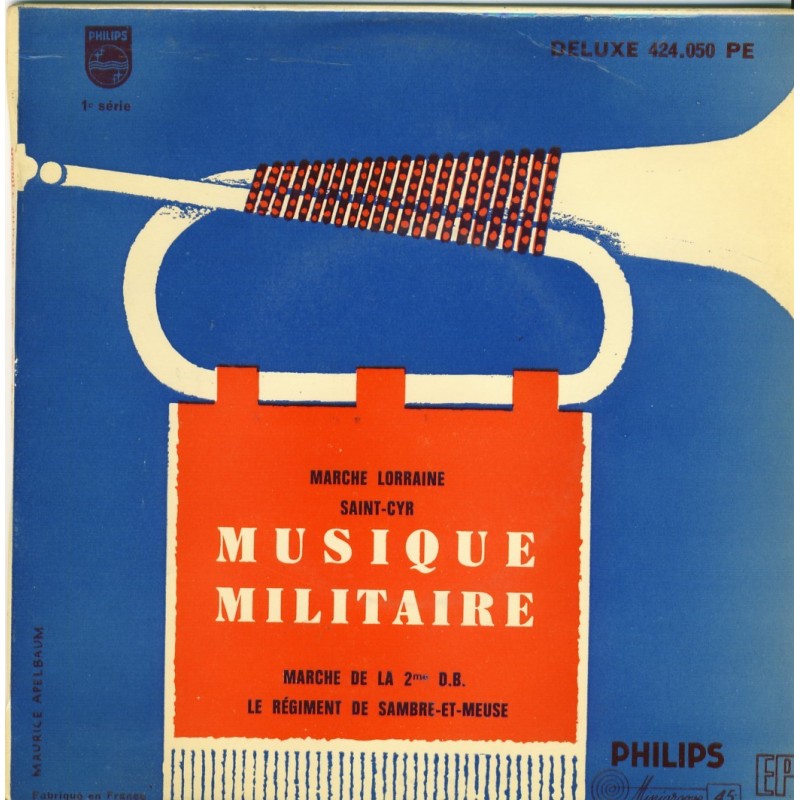 DISQUE 45 TOURS EP BIEM - MUSIQUE MILITAIRE 1ère SERIE