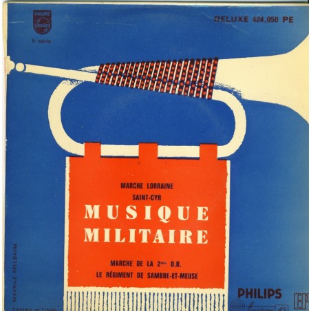 DISQUE 45 TOURS EP BIEM - MUSIQUE MILITAIRE 1ère SERIE