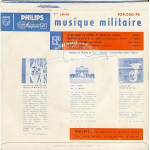 DISQUE 45 TOURS EP BIEM - MUSIQUE MILITAIRE 1ère SERIE