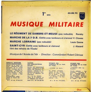 DISQUE 45 TOURS EP BIEM - MUSIQUE MILITAIRE 1ère SERIE DISQUE 45 TOURS EP BIEM - MUSIQUE MILITAIRE 1ère SERIE