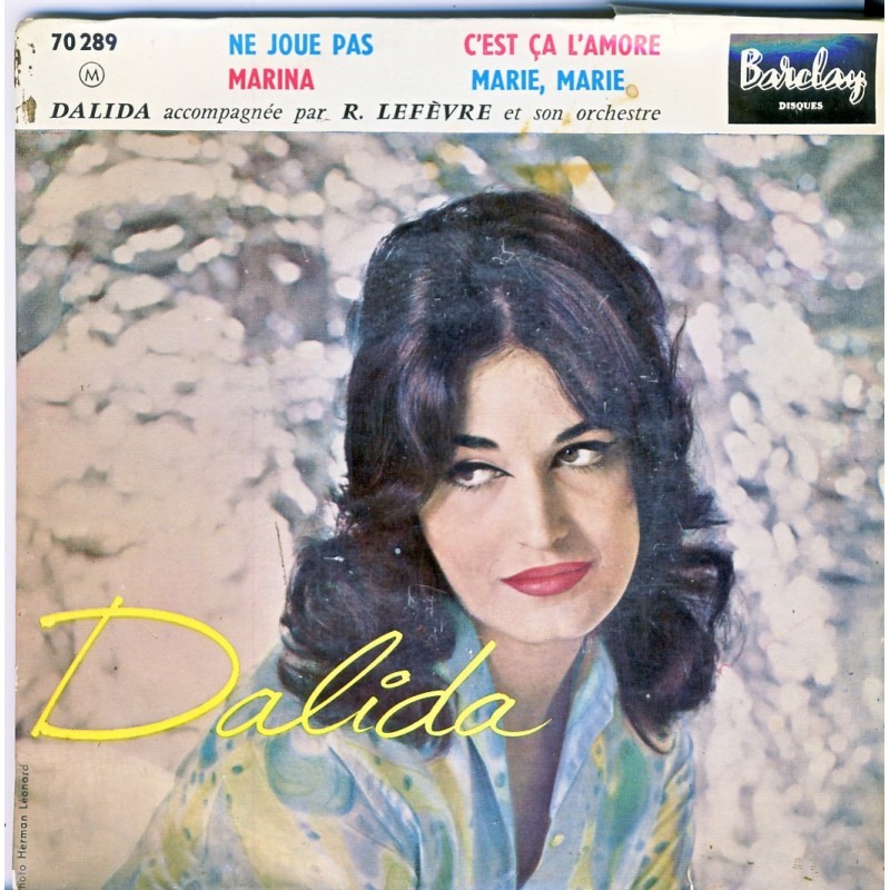 DISQUE 45 TOURS 17 cm EP - BIEM.  DALIDA - NE JOUE PAS