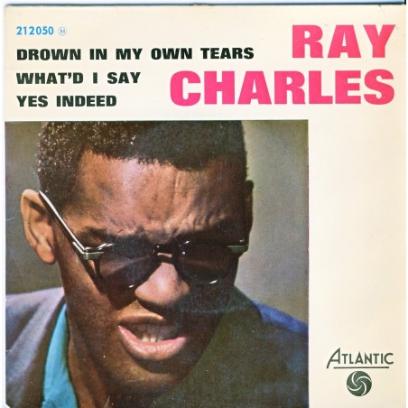 DISQUE 45 TOURS EP - RAY CHARLES - DROWN IN MY OWN TEARS