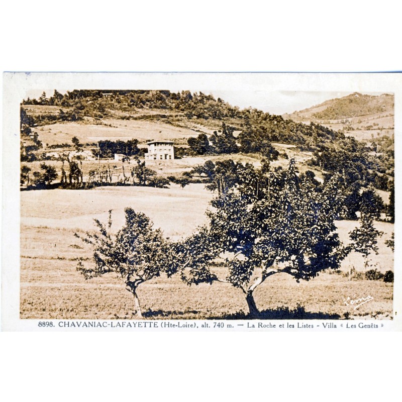 Carte Postale 43 -chavaniac-la-fayette-la-roche-et-les-listes