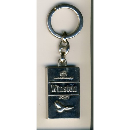 PORTE CLES WINSTON LIGHTS - CHROME BRILLANT