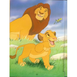 LIVRE - LE ROI LION DE WALT DISNEY﻿