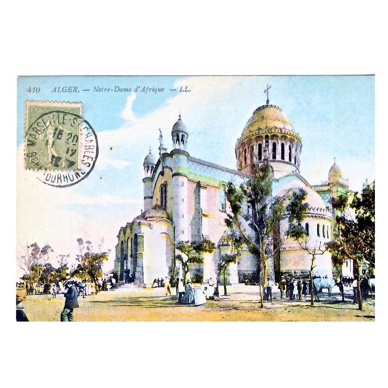 CARTE POSTALE ALGER - NOTRE DAME D'AFRIQUE