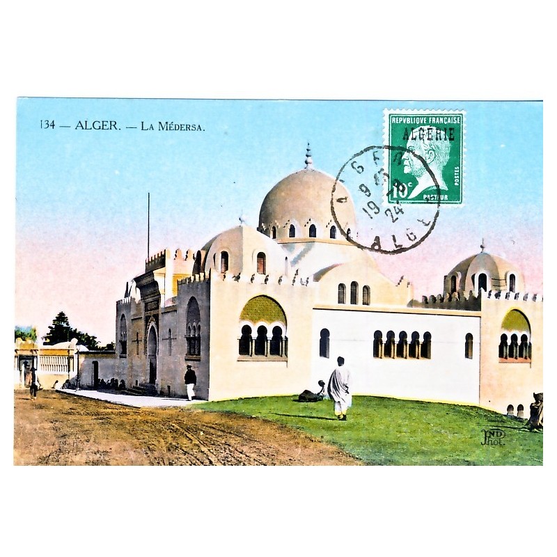 CARTE POSTALE ALGER - LA MEDERSA