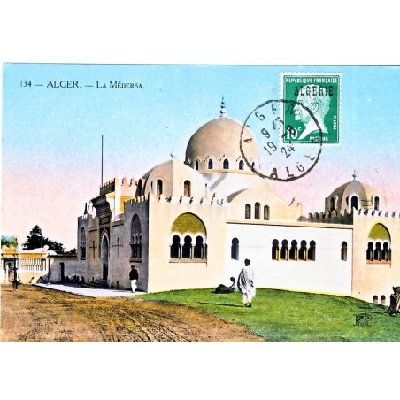 CARTE POSTALE ALGER - LA MEDERSA