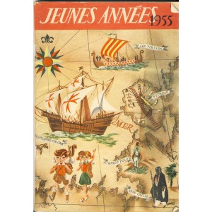 JEUNES ANNEES 1955 - ALMANACH DE L'ECOLIER ET DE L'ECOLIERE