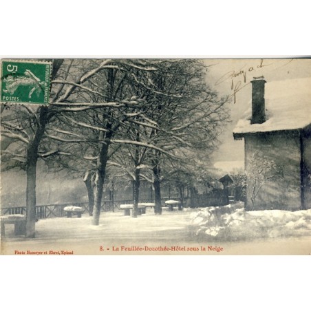 CP88 LA FEUILLEE-DOROTHEE - HOTEL SOUS LA NEIGE