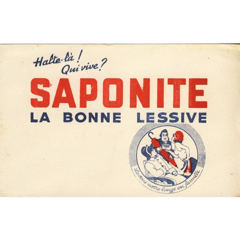 BUVARD SAPONITE LA BONNE LESSIVE