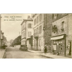 CP22 DINAN - CAFE DU CHATEAU - TABAC - Mme COLLET