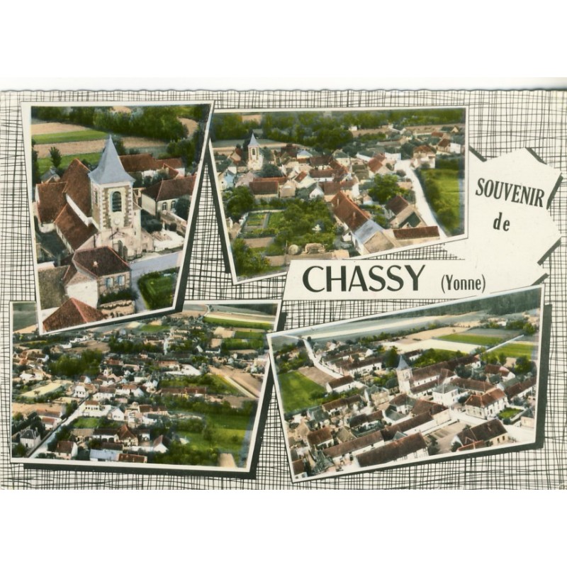 CP89  SOUVENIR DE CHASSY - MULTI-VUES