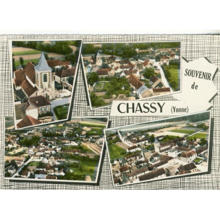 CP89  SOUVENIR DE CHASSY - MULTI-VUES
