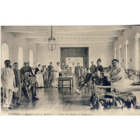 CP56 VANNES - HOPITAL CIVIL ET MILITAIRE - SALLES ST NICOLAS ET ST GEORGES