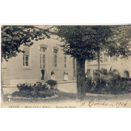 CP56 - VANNES - HOPITAL CIVIL ET MILITAIRE - BUREAU DES ENTREES
