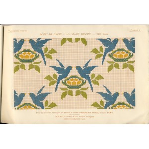 FASCICULE BIBLIOTHEQUE DMC - POINTS DE CROIX - 3ème SERIE