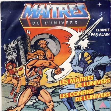 DISQUE 45 TOURS MAITRES DE L'UNIVERS