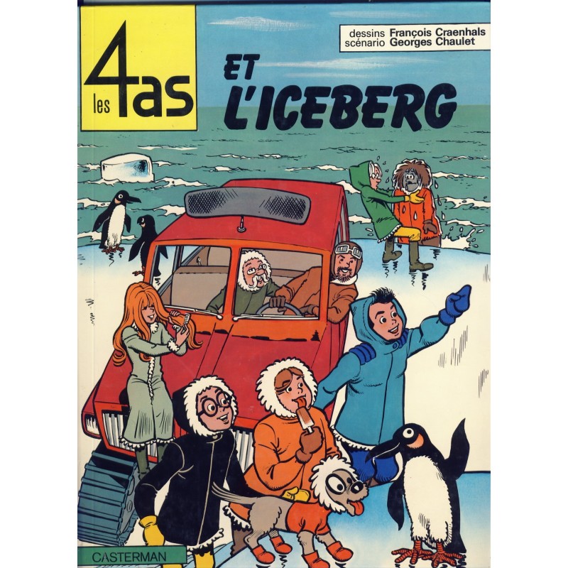 BANDE DESSINEE - LES 4 AS ET L'ICEBERG