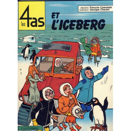 BANDE DESSINEE - LES 4 AS ET L'ICEBERG