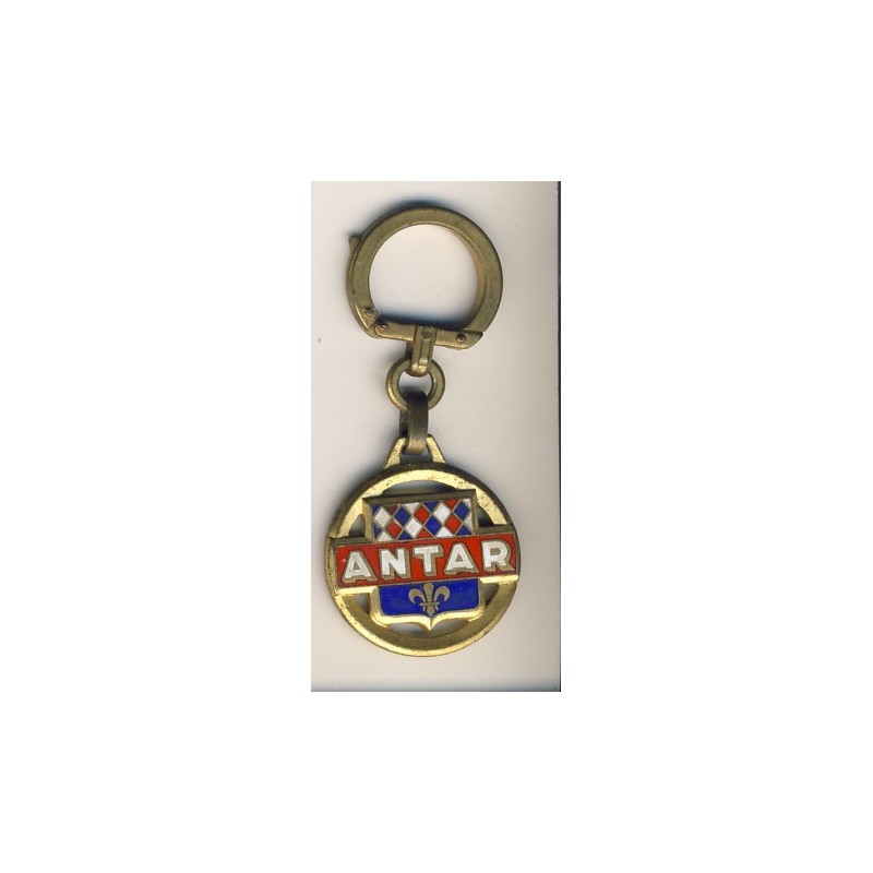 PORTE CLES ANTAR METAL EMAILLE AUGIS.