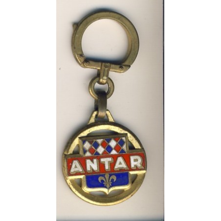 PORTE CLES ANTAR METAL EMAILLE AUGIS.