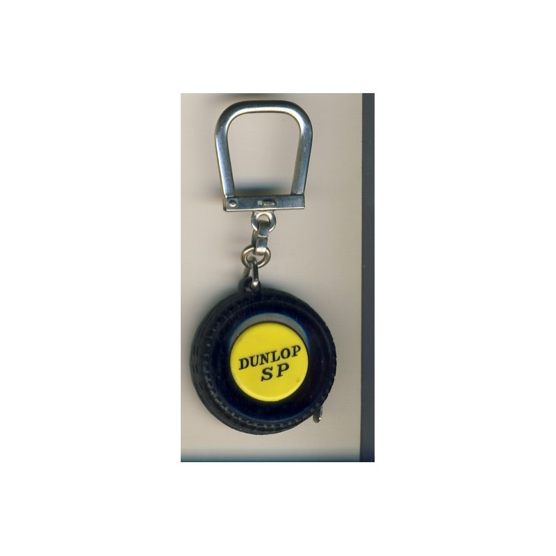 PORTE CLES BOURBON PNEU DUNLOP AVEC METRE