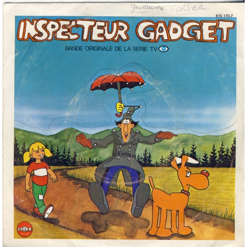 DISQUE 45 TOURS INSPECTEUR GADGET