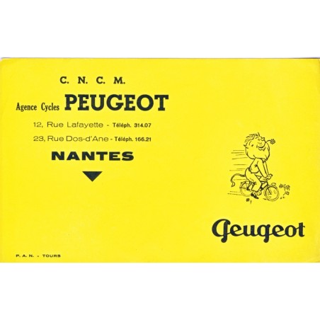 BUVARD AGENCE CYCLES PEUGEOT - C.N.C.M - NANTES