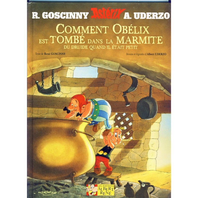 LIVRE - COMMENT OBELIX EST TOMBE DANS LA MARMITE