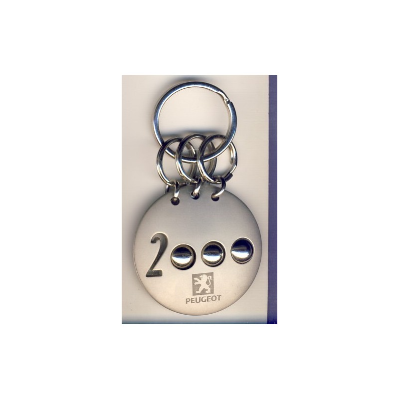 PORTE CLES  PEUGEOT 2000 METAL