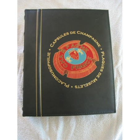 ALBUM LEUCHTTURM POUR PLAQUES DE MUSELETS DE CHAMPAGNE