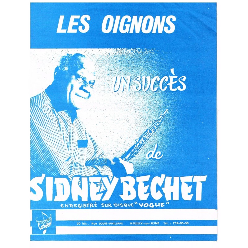 PARTITION DE SIDNEY BECHET - LES OIGNONS