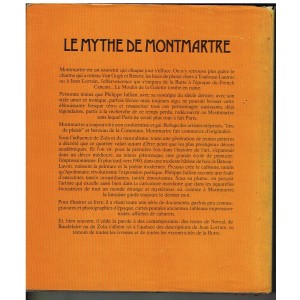 LIVRE : MONTMARTRE par Philipe JULLIAN