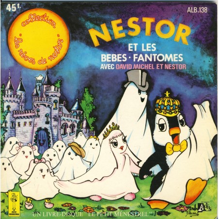 LIVRE-DISQUE 45 TOURS NESTOR ET LES BEBES FANTOMES