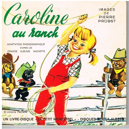 LIVRE DISQUES - CAROLINE AU RANCH