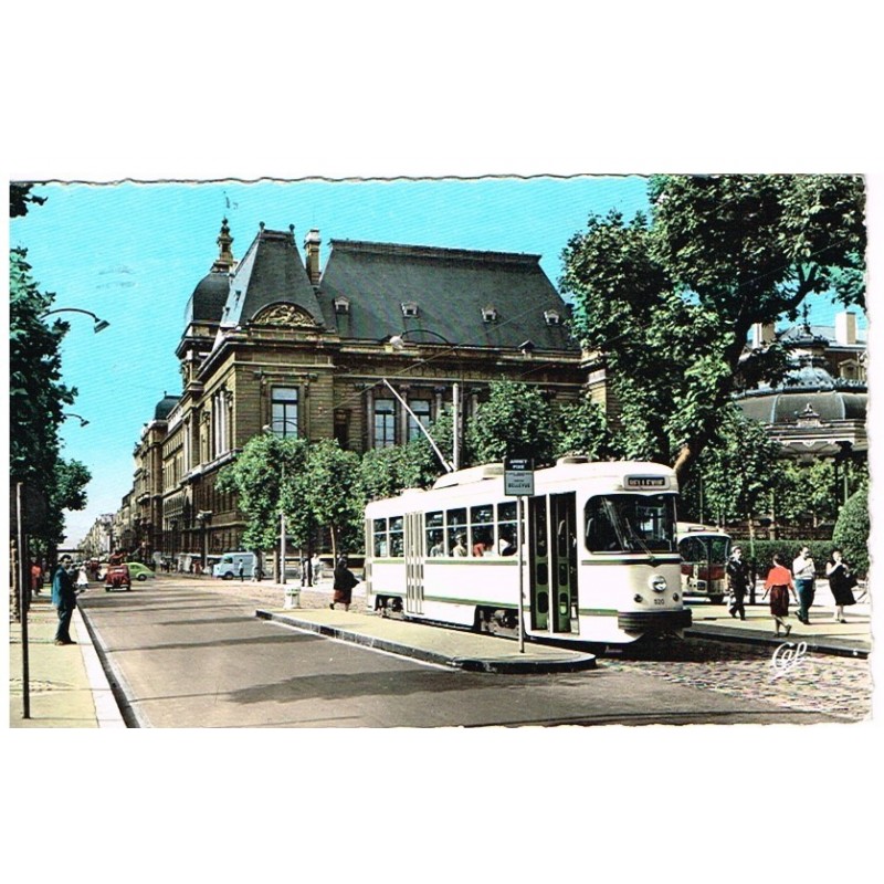 CP42 SAINT ETIENE - LA PREFECTURE ET RUE GENERAL DE GAULLE